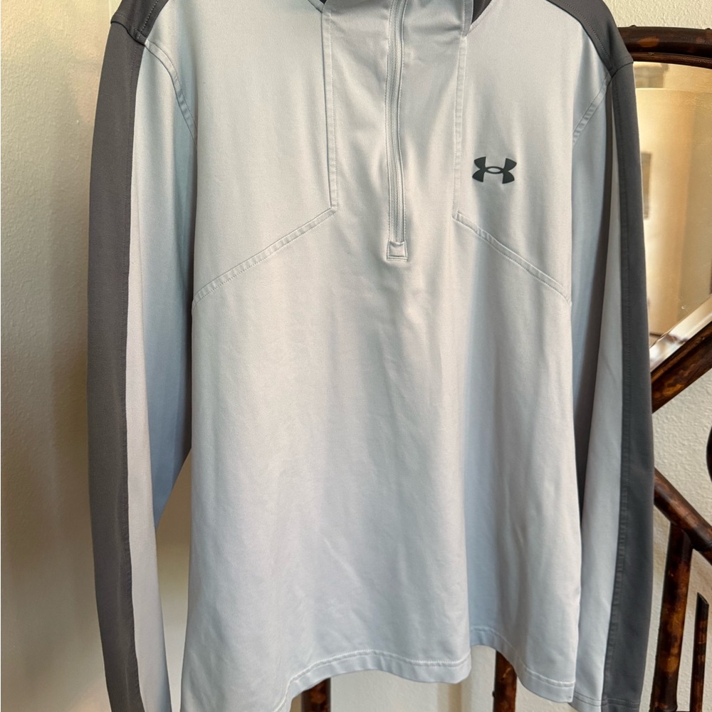 Under Armour Gray 1/4 zip pullover
